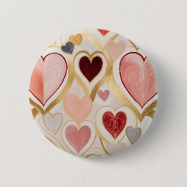 Liebe Hearts Button