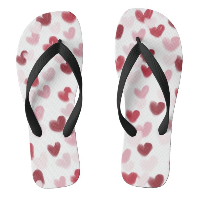 Liebe Hearts Flip Flops (Fußbett)