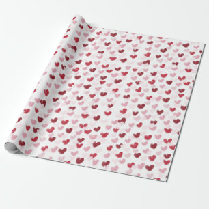 Liebe Hearts Geschenkpapier