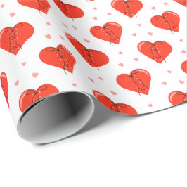 Liebe Hearts Geschenkpapier
