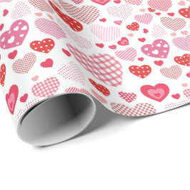 Liebe Hearts Geschenkpapier