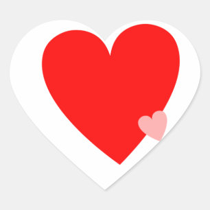 Liebe Hearts Herz-Aufkleber