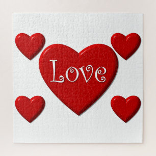 Liebe Hearts Jigsaw Puzzle