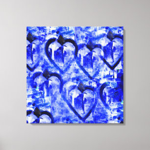 Liebe Hearts Leinwanddruck
