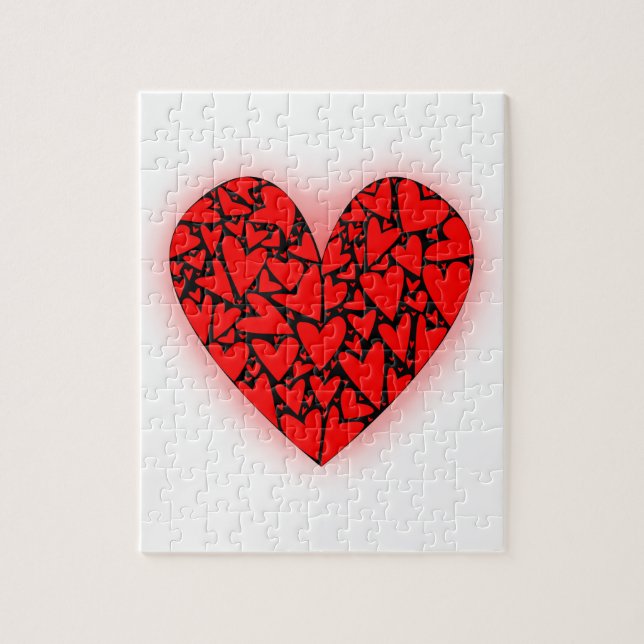 Liebe Hearts Puzzle (Vertikal)