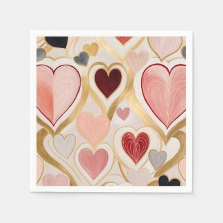 Liebe Hearts Serviette