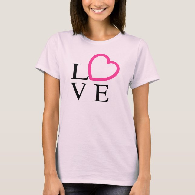 Liebe Hearts T-Shirt (Vorderseite)
