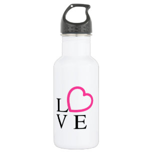 Liebe Hearts Trinkflasche