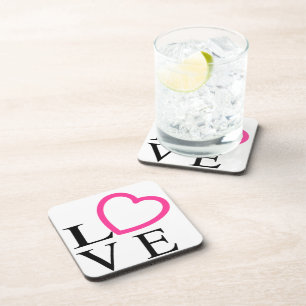 Liebe Hearts Untersetzer