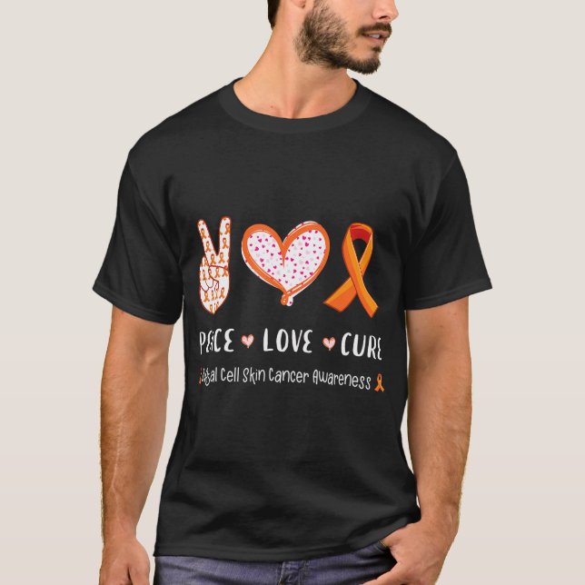 Liebe heilen Basalzelltumor T-Shirt (Vorderseite)