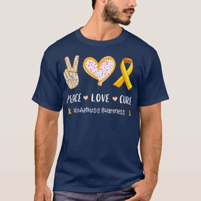 Liebe heilen Endometriose-Bewusstsein T-Shirt (Vorderseite)