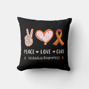Liebe heilen Leukämie Bewusstsein Männer Kinder Kissen