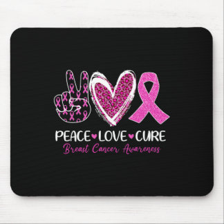 Liebe Heilen rosa Ribbon Brustkrebs Bewusstsein Fr Mousepad