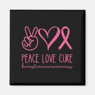 Liebe heilen rosa Ribbon Krieger Brustkrebs Magnet