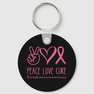 Liebe heilen rosa Ribbon Krieger Brustkrebs Schlüsselanhänger