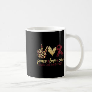 Liebe heilen Sichelzellanämie Burgundy Rib Kaffeetasse