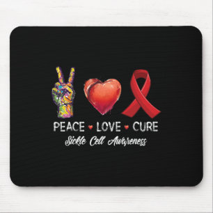 Liebe heilen Sichelzellenbewusstsein Männer Frauen Mousepad