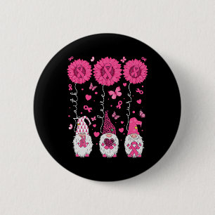 Liebe heilt Gnomes Sonnenblumen Brustkrebs Bewusst Button