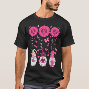 Liebe heilt Gnomes Sonnenblumen Brustkrebs Bewusst T-Shirt