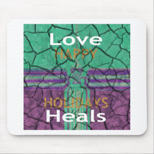 Liebe heilt mousepad