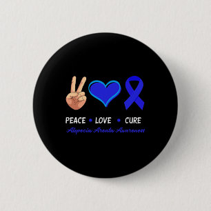 Liebe Heilung Alopecia Areata Sensibilisierung Button