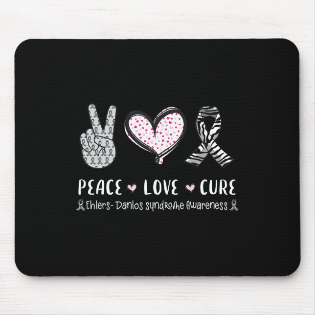 Liebe Heilung Ehlers-danlos Syndrom Bewusstsein Mä Mousepad (Vorne)