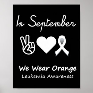 Liebe Heilung Leukämie Bewusstsein Männer Frauen K Poster
