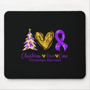 Liebe Heilung Lila Ribbon Fibromyalgie Bewusstsein Mousepad