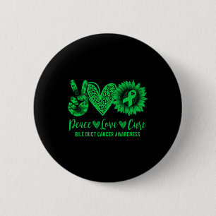 Liebe Heilung Sonnenblumen Bile Duct Krebs Bewusst Button
