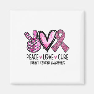 Liebe Heilung von rosafarbenem Krebs Brusterkranku Magnet