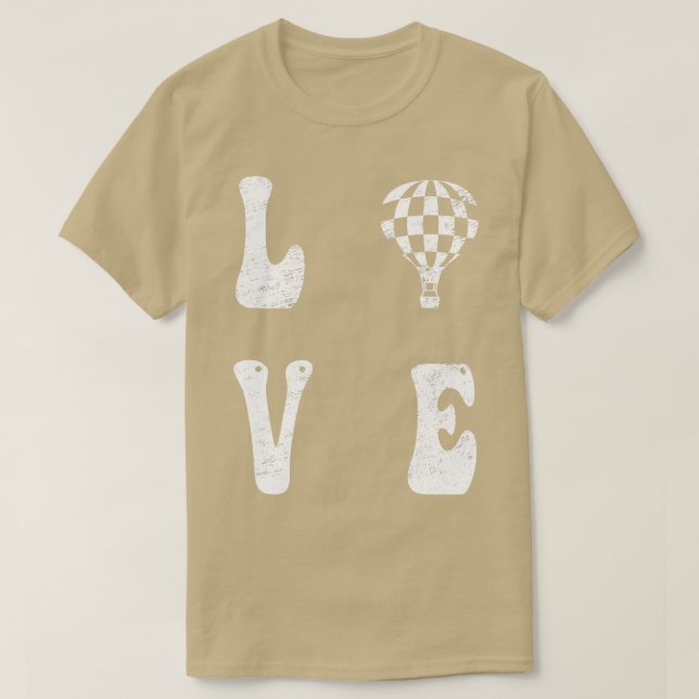 Liebe Heißluftballons T-Shirt (Design vorne)