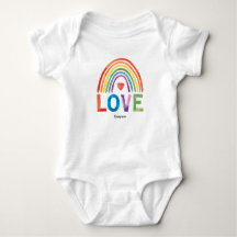 LIEBE Helle Farbe Regenbogen Wasserfarbe Kind Baby