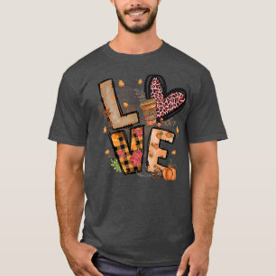 Liebe Herbst Gemütlich Herbst T-Shirt