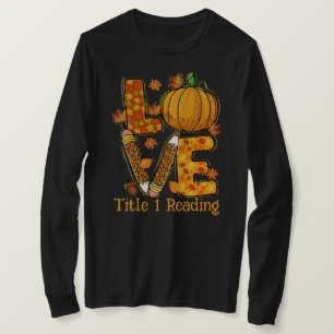 LIEBE Herbst Thema Titel 1 T-Shirt