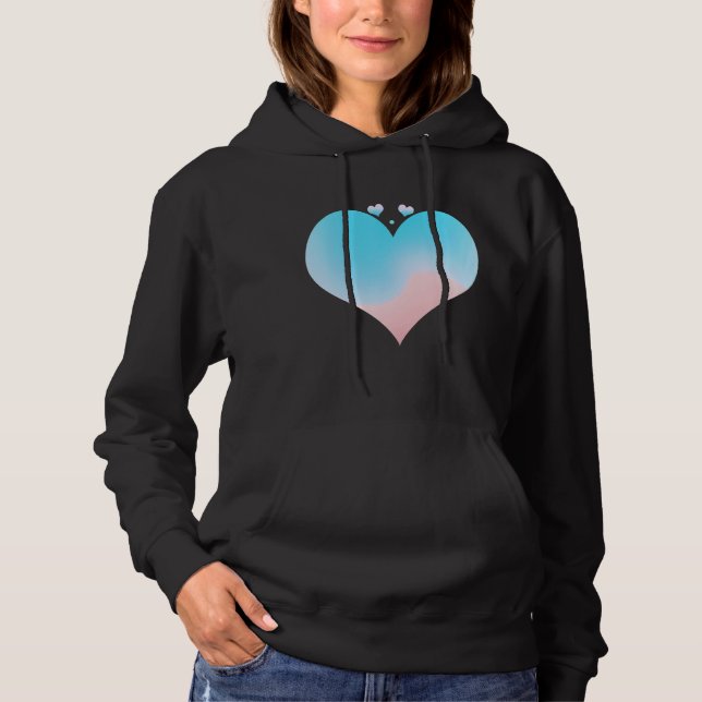 Liebe Herz 3 Hoodie (Vorderseite)