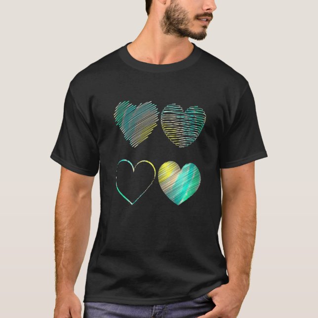 Liebe Herz 6 T-Shirt (Vorderseite)