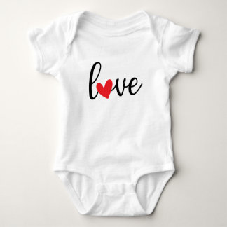 Liebe Herz Baby Bodysuit – Süße Liebes Babyausstat Strampler