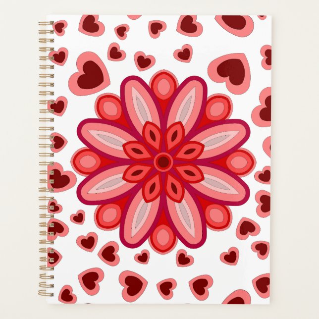 LIEBE HERZ BOYFRIEND MIRLFRIEND HUSBAND EHEFRAU PLANER (Vorderseite)