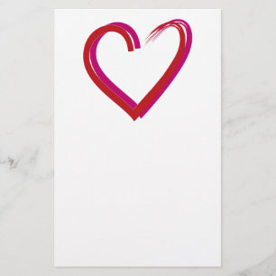 Liebe Herz Briefpapier
