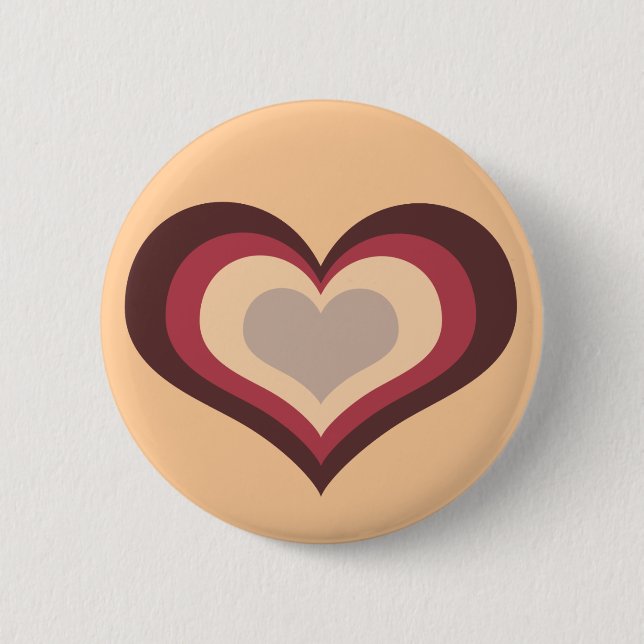 Liebe Herz Button (Vorderseite)