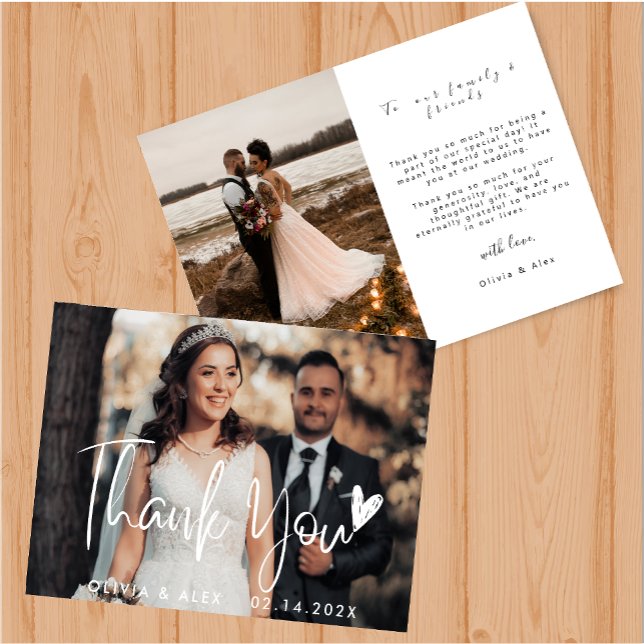 Liebe Herz Dankeschön Karte (Von Creator hochgeladen)