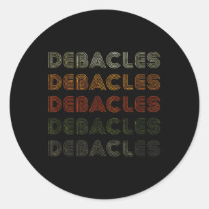 Liebe Herz Debacles T-Shirt Grunge Vintager Stil S Runder Aufkleber