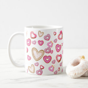 Liebe Herz Donuts Süßes und Adorable Geschenke Kaffeetasse