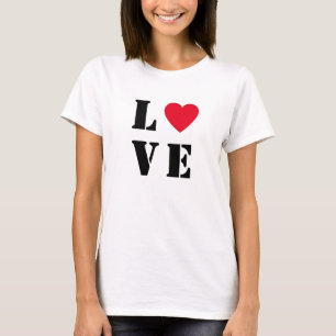 Liebe Herz Frauen T - Shirt
