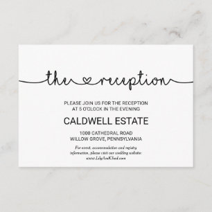 Liebe Herz für Hochzeitstiefekarte Begleitkarte