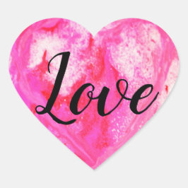 Liebe-Herz Herz-Aufkleber