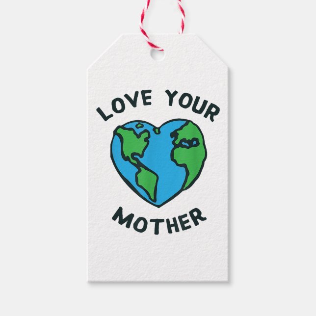 Liebe - Herz Ihrer Mutter Erde Geschenkanhänger (Vorderseite)