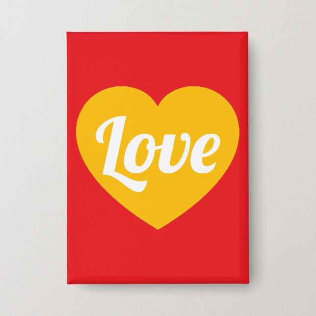 Liebe, Herz, individuell Button (Vorderseite)