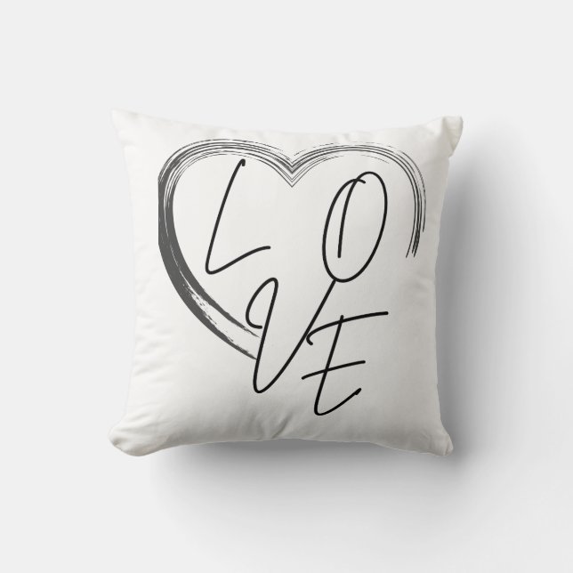Liebe Herz Kissen (Vorderseite)