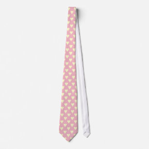 Liebe & Herz Krawatte Neck Tie Pink Krawatte Moder